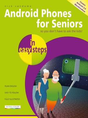 cover image of Android Phones for Seniors in easy steps